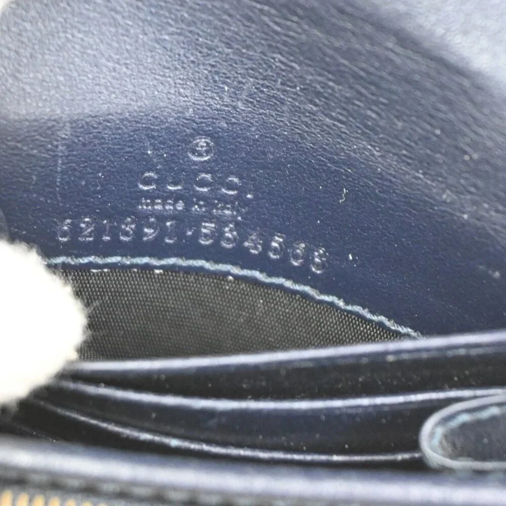 GUCCI GG Horsebit Bifold Wallet Purse Canvas Leather Beige GHW Italy 38TA347 - Picture 13 of 13